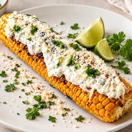 Porumb la grătar cu sos cremos Mexican Street Corn Elote
