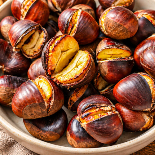 Castane coapte la cuptor moi și aromate